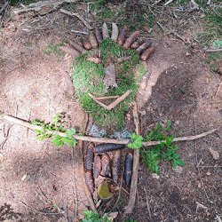 Waldbaden Mandala Männchen mit Peter Amann